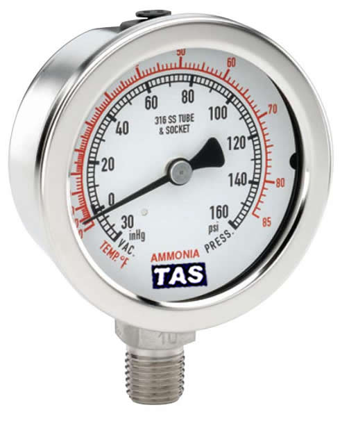 Pressure Measurement Refrigeration Industrial Gauges